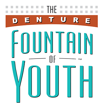 the denture fountain of youth logo